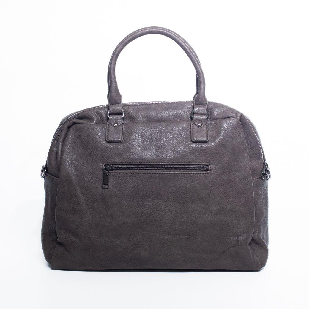 Cartera porta compu c/ cierres Tostado-2