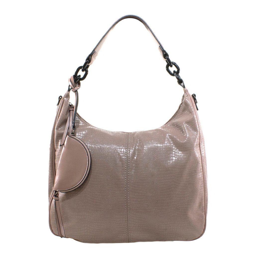 Cartera C/Argolla En Manilla Rosado-0