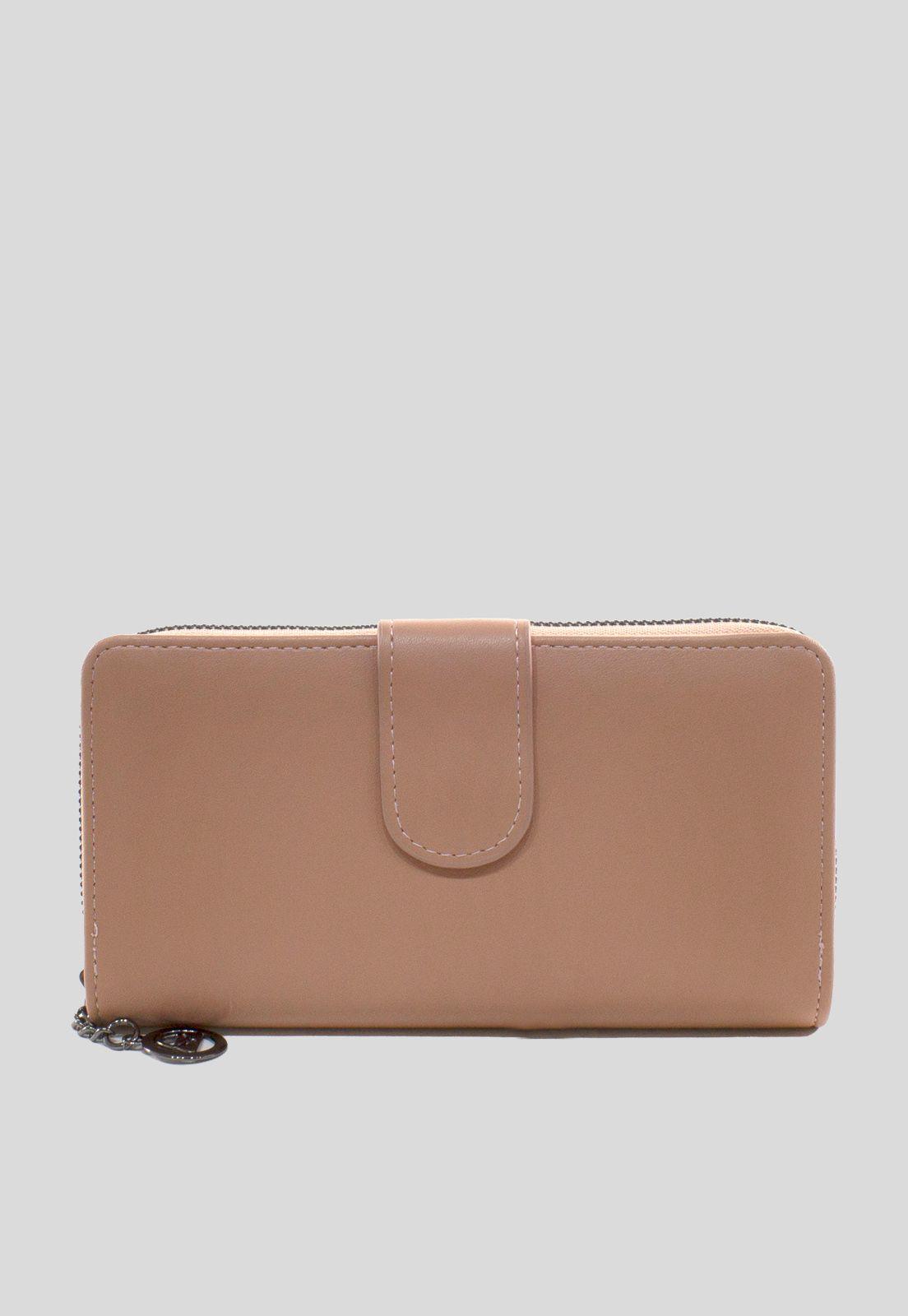 Billetera grande franja piton Rosado-0