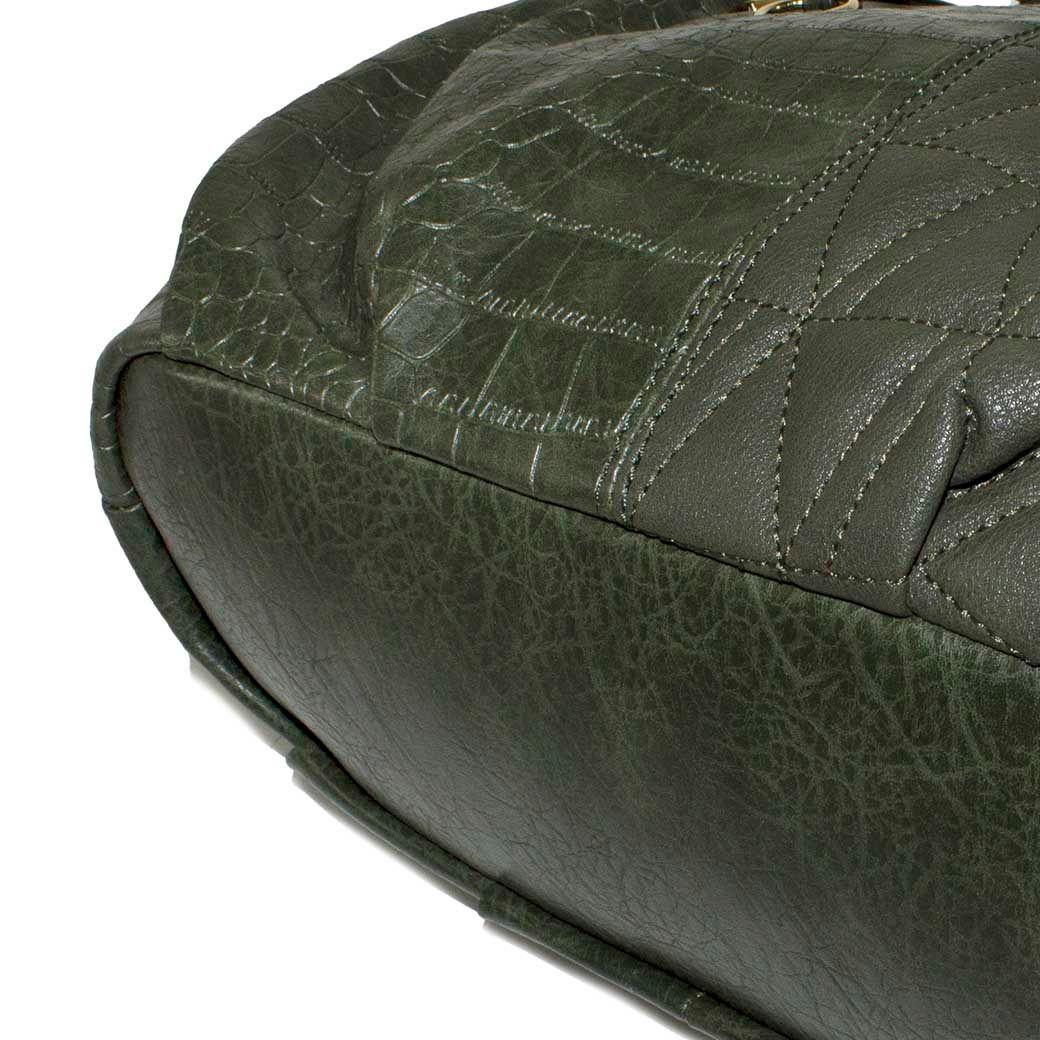 Cartera Patch 2 Manillas Verde-4
