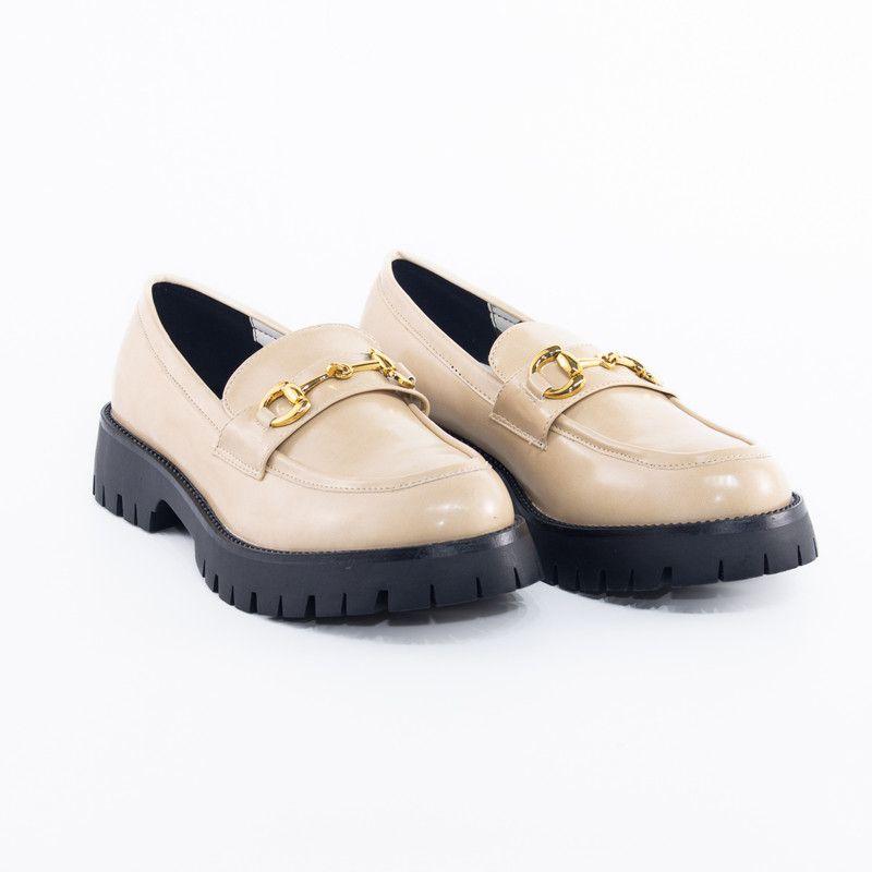 Zapato Charol Taupe Mailea-3
