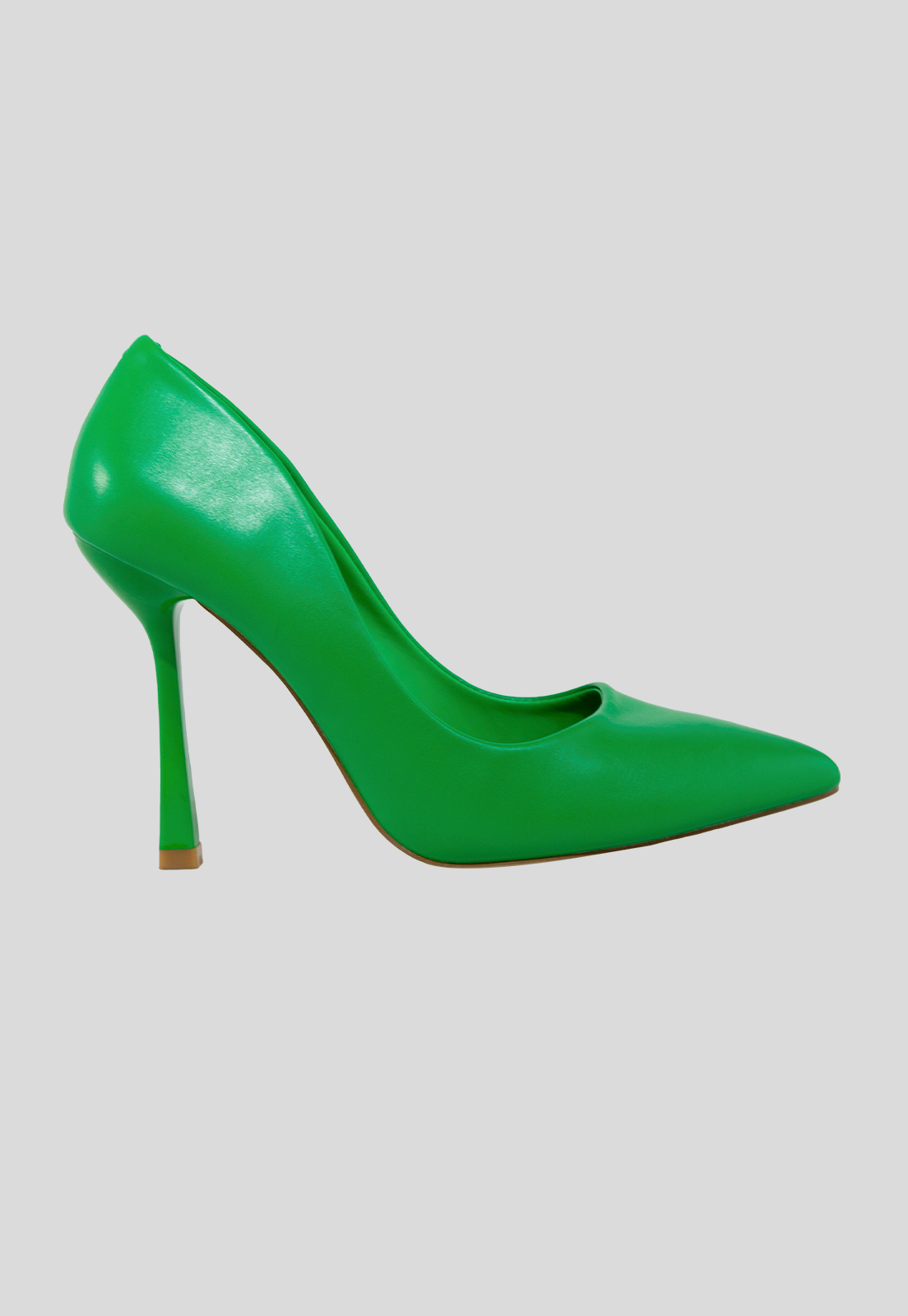 Stiletto cerrado liso Verde-0