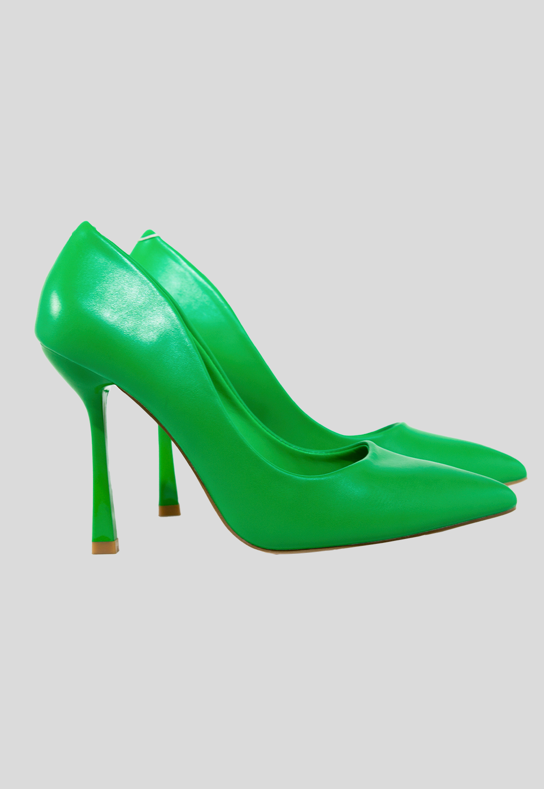 Stiletto cerrado liso Verde-1