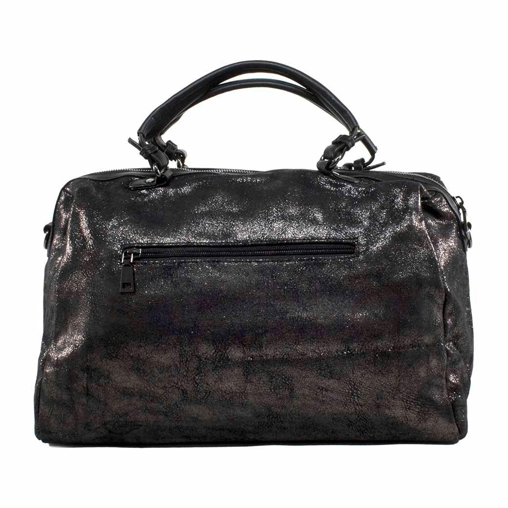 Cartera Mediana Bauletto metal Bronce-2