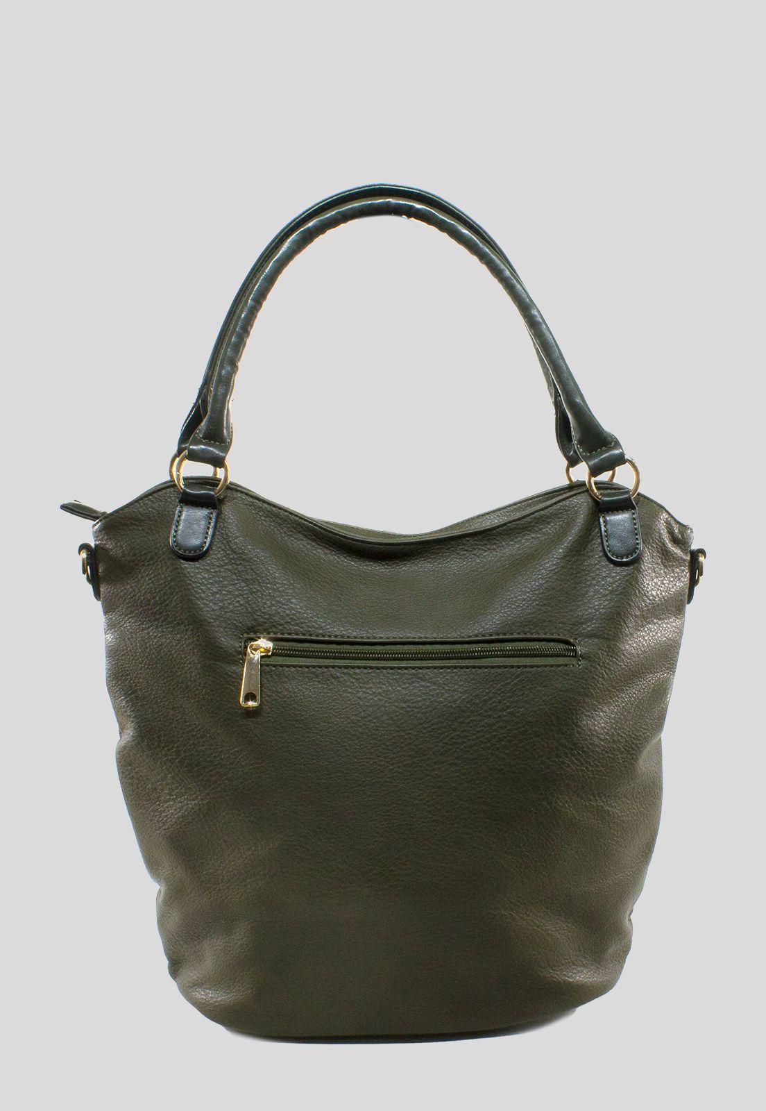 Cartera Clasica Bolsillo Boton Verde-2