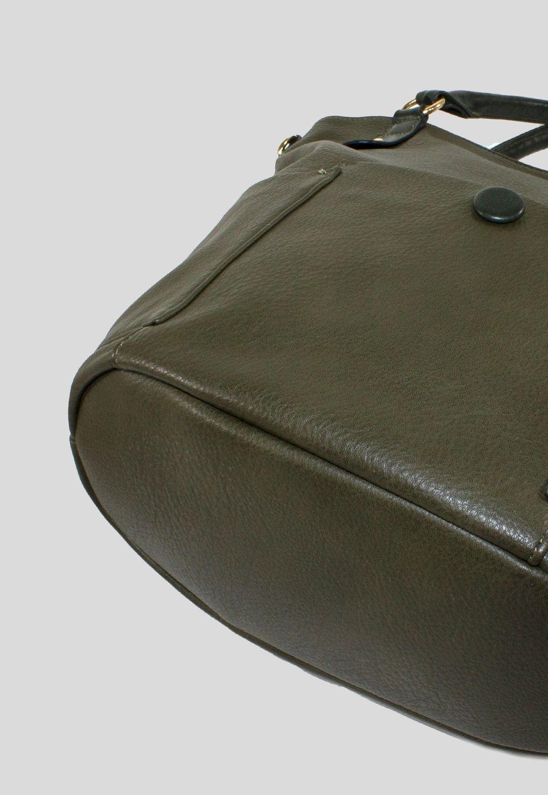 Cartera Clasica Bolsillo Boton Verde-4
