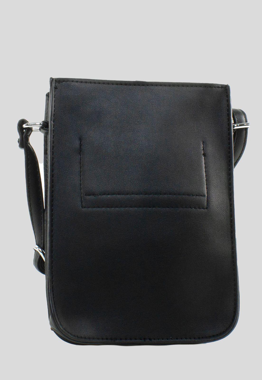 Portacelular Con Bolsillo Negro-2