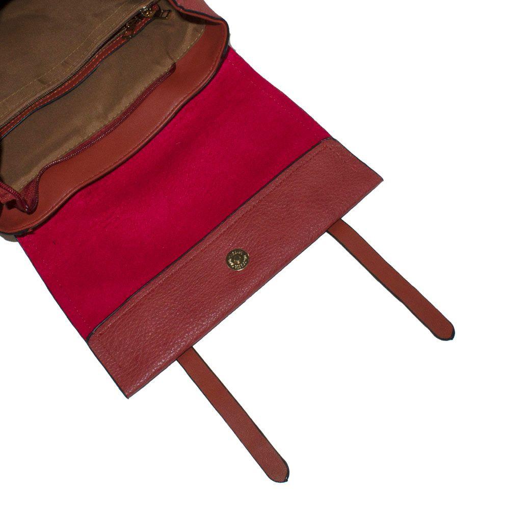 Mochila Grande 2 Lazos Rojo-3