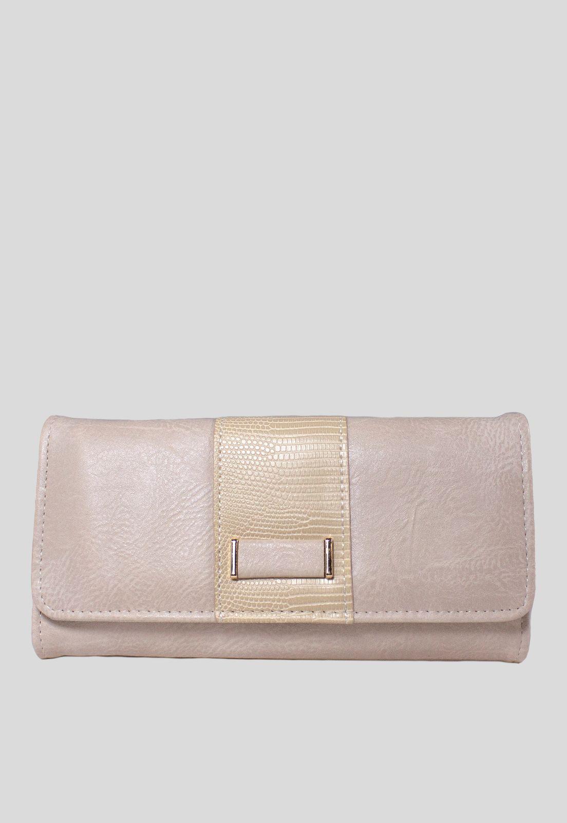 Billetera Grande Placa Beige-0