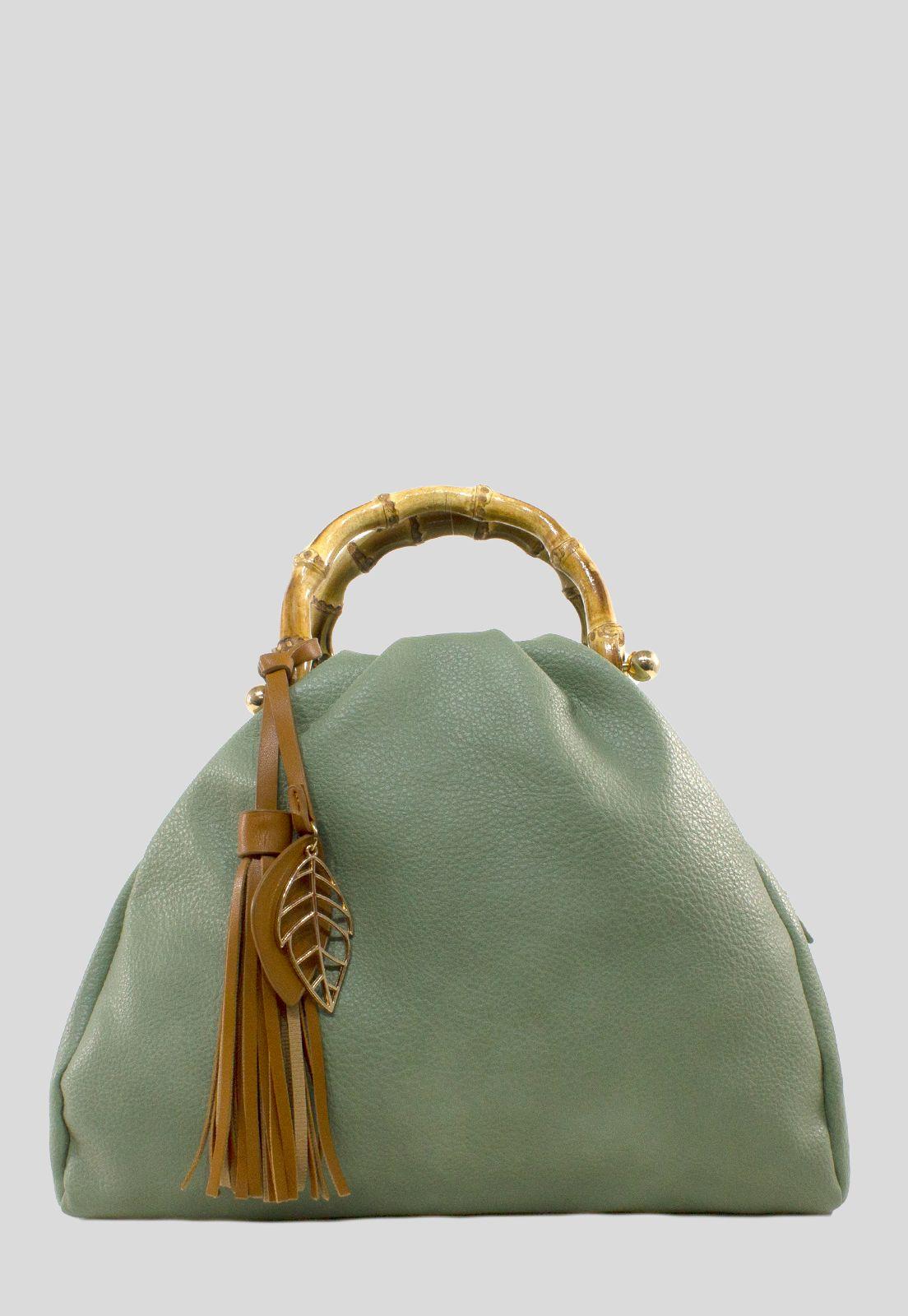 Cartera Manilla Bambu Verde-0