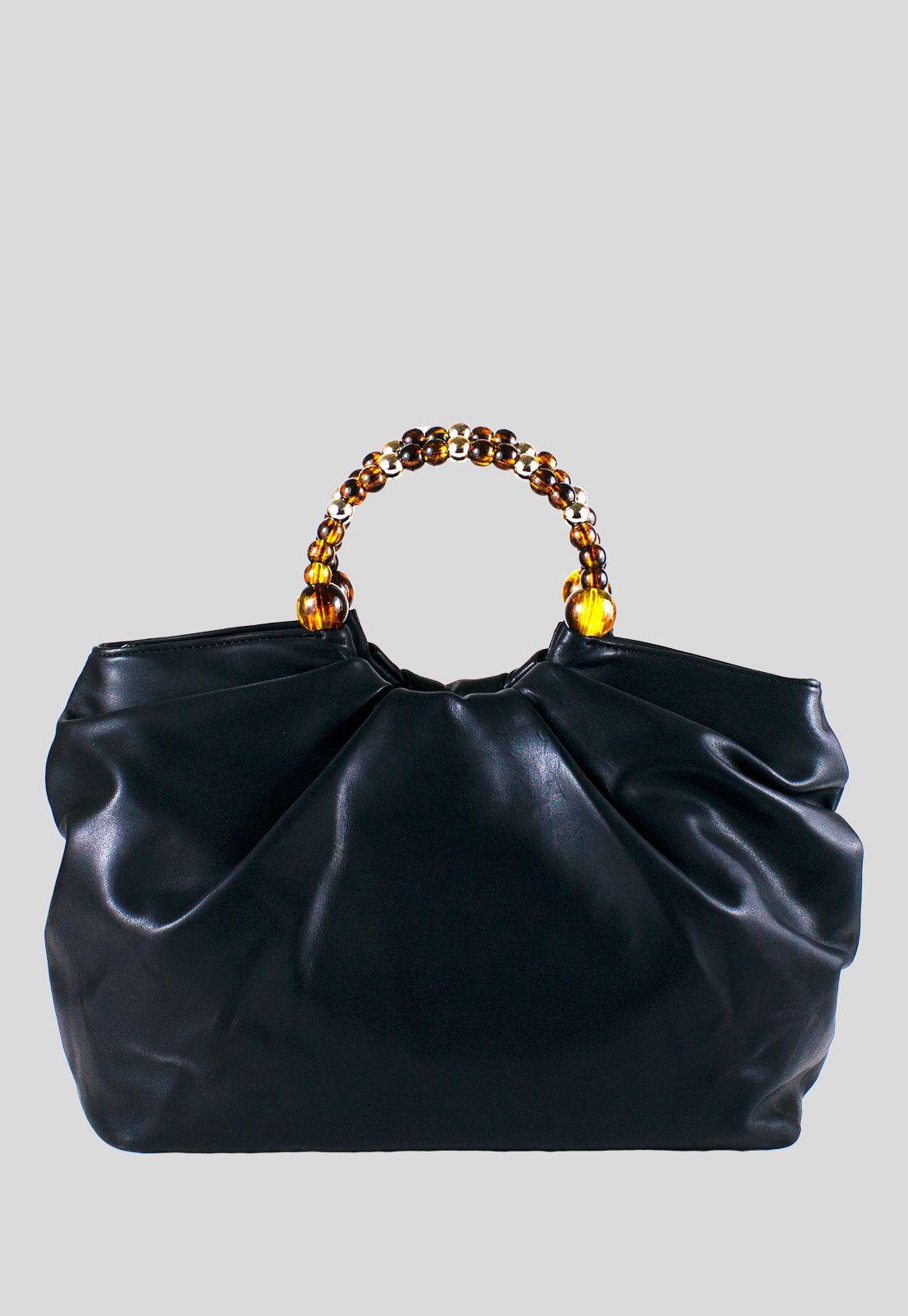 Cartera Manilla Bolones Negro-2