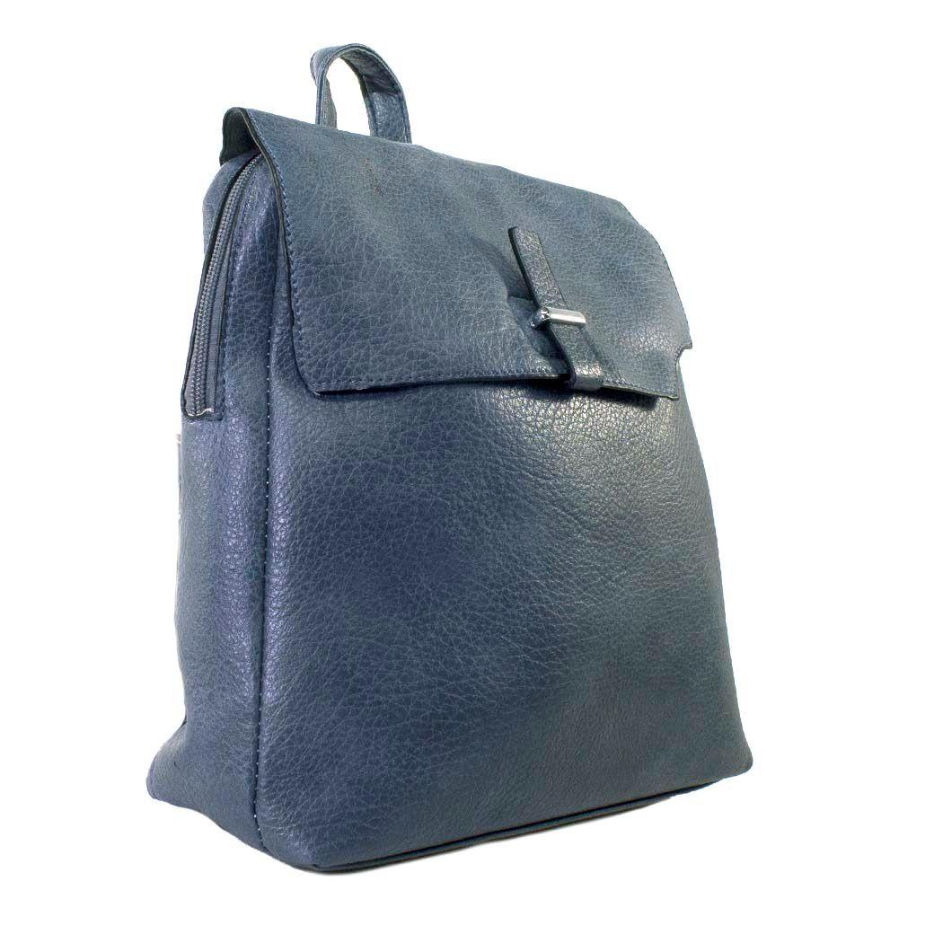 Mochila C/Pasador Metal Azul-1