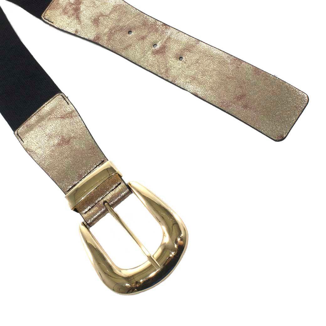 Cinturon elastico ancho heb. Gruesa Oro-2