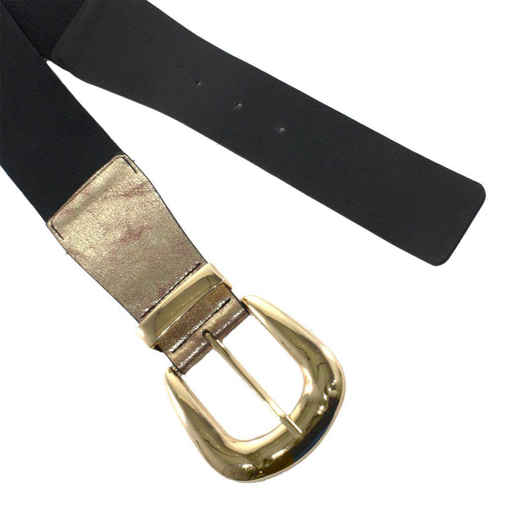 Cinturon elastico ancho heb. Gruesa Oro-3