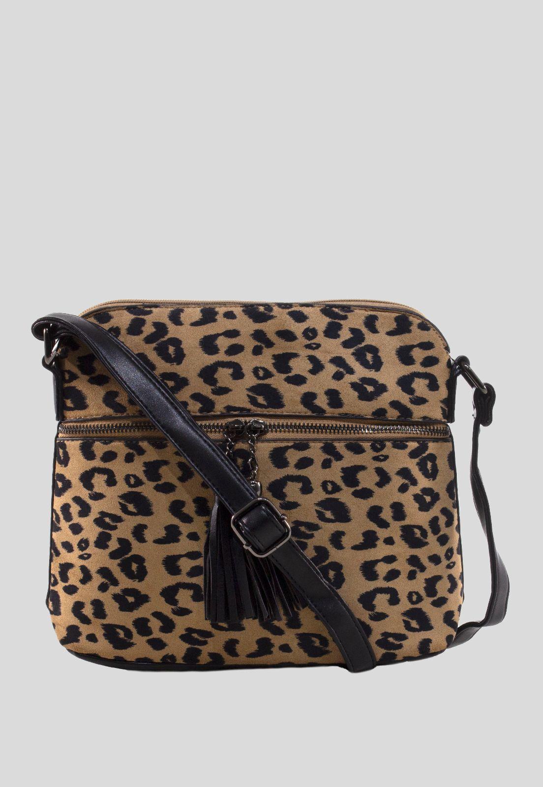 Bandolera Mediana Leo Camel-0