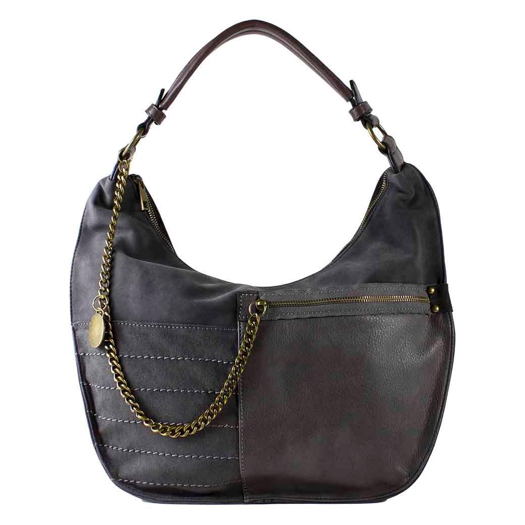 Cartera Patch Cadena Negro-0