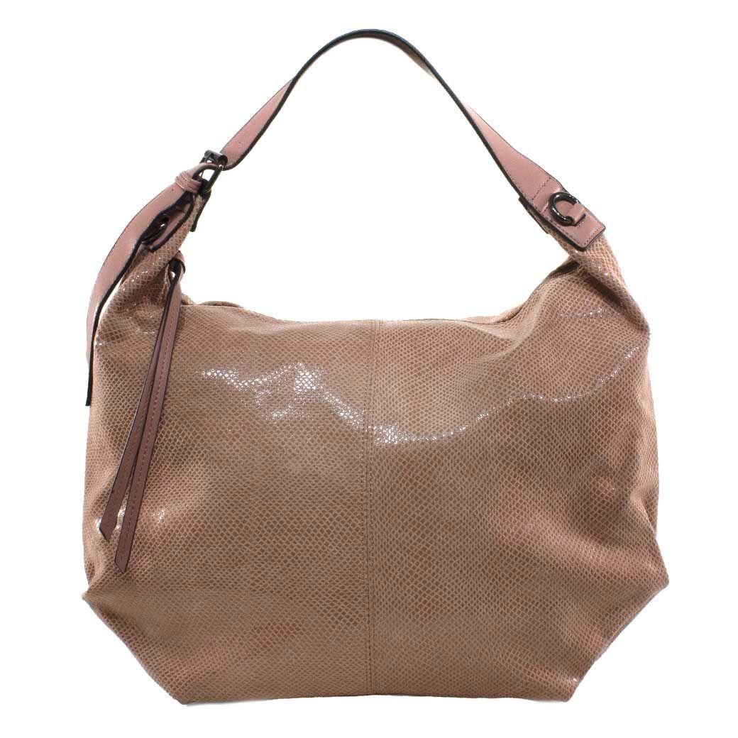 Cartera Grande Bote Piton Rosado-0