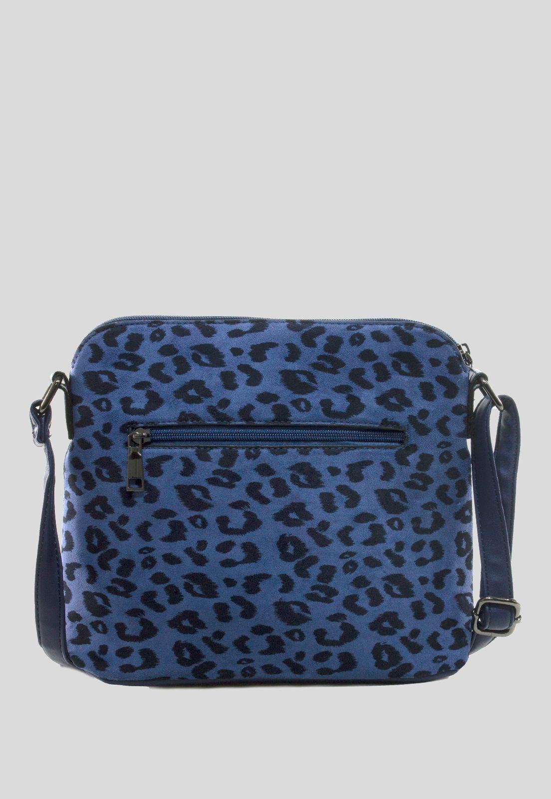 Bandolera Mediana Leo Azul-2