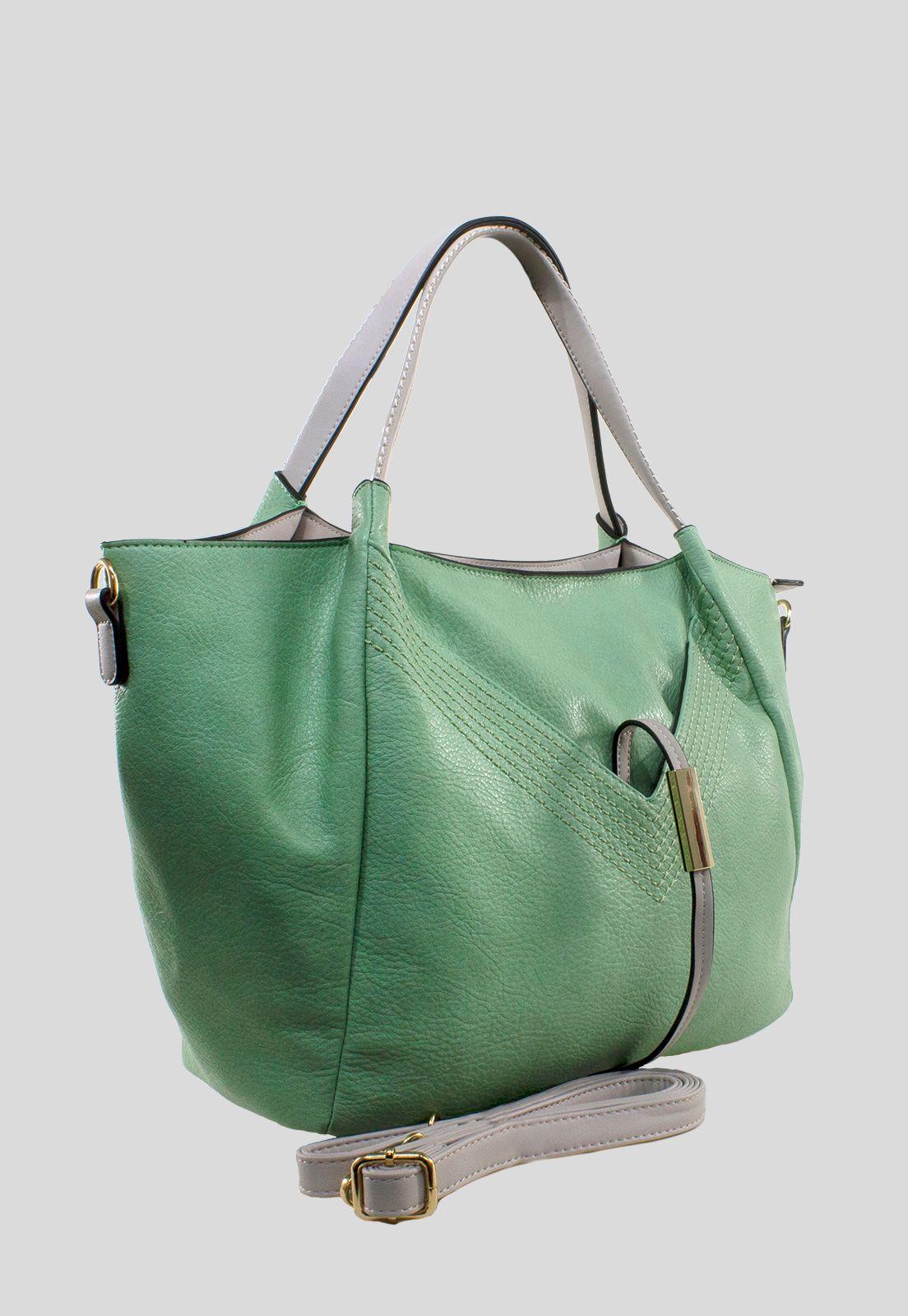 Cartera Con Lazo Y Placa Verde-1
