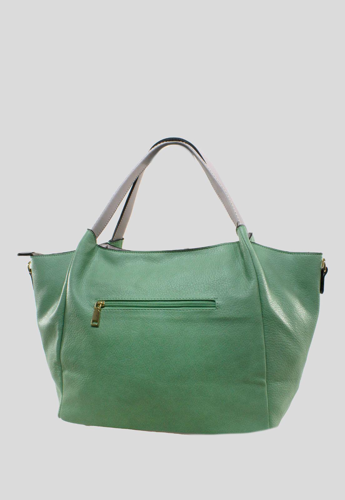 Cartera Con Lazo Y Placa Verde-2