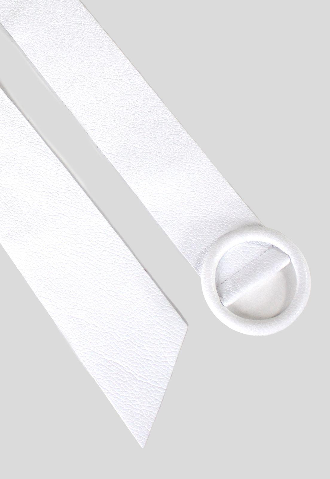 Cinturon Cuero Faja Blanco-1