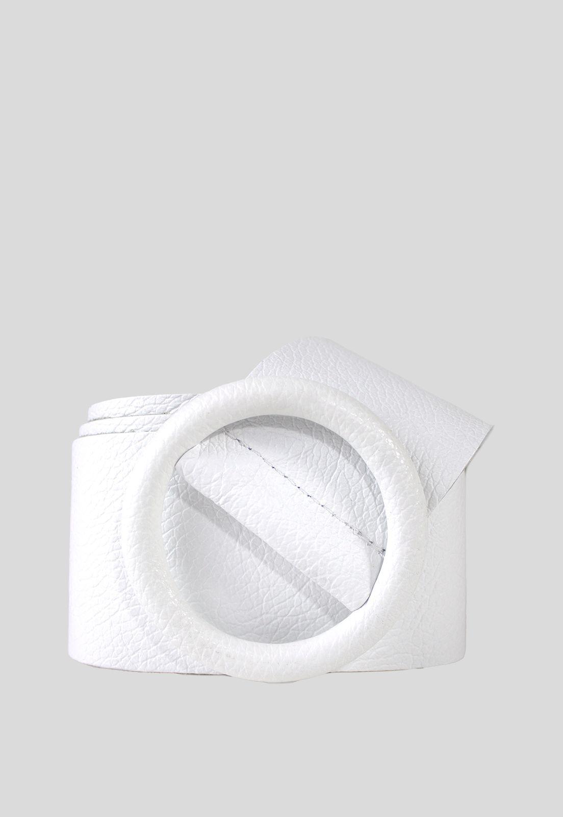 Cinturon Cuero Faja Blanco-3