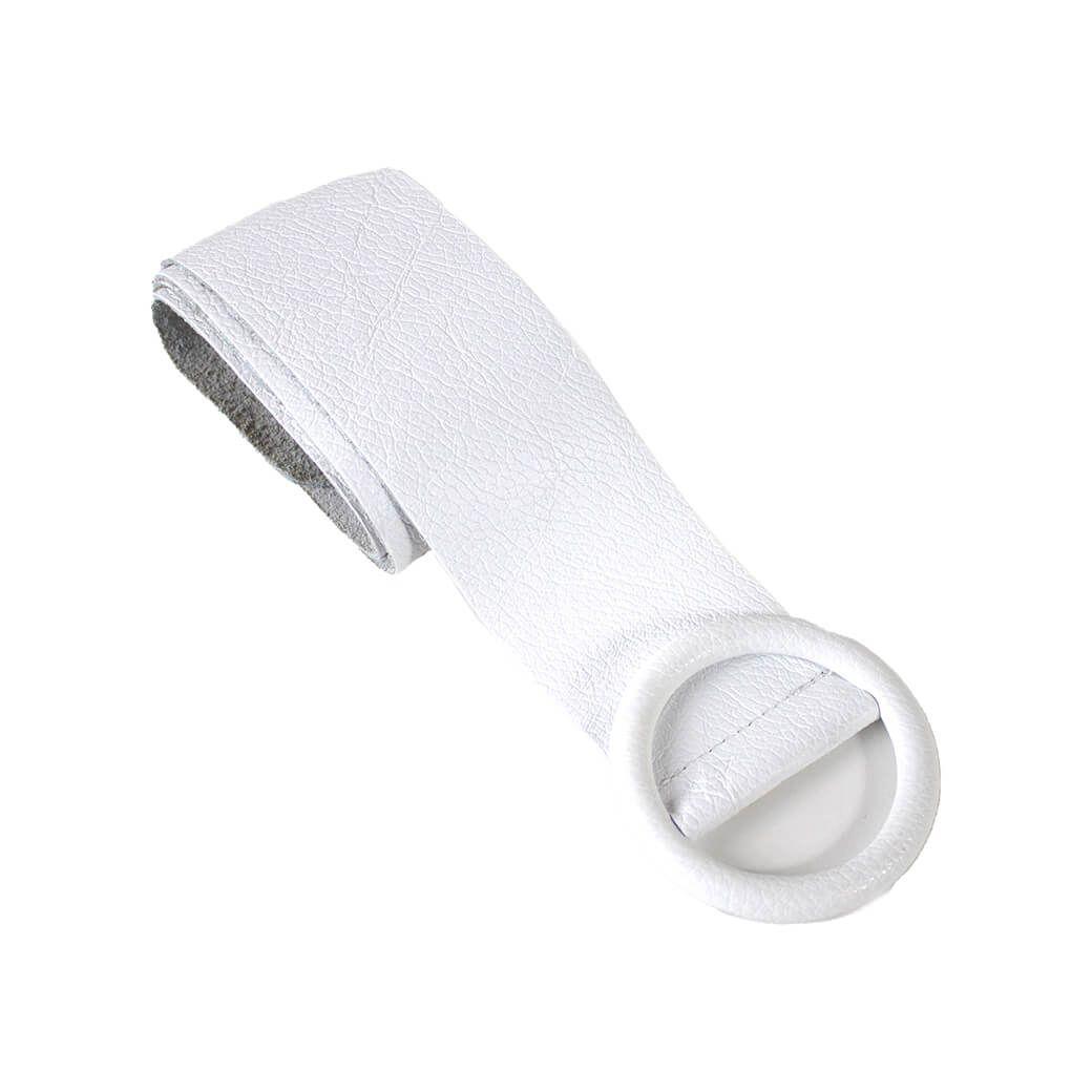 Cinturon Cuero Faja Blanco-2