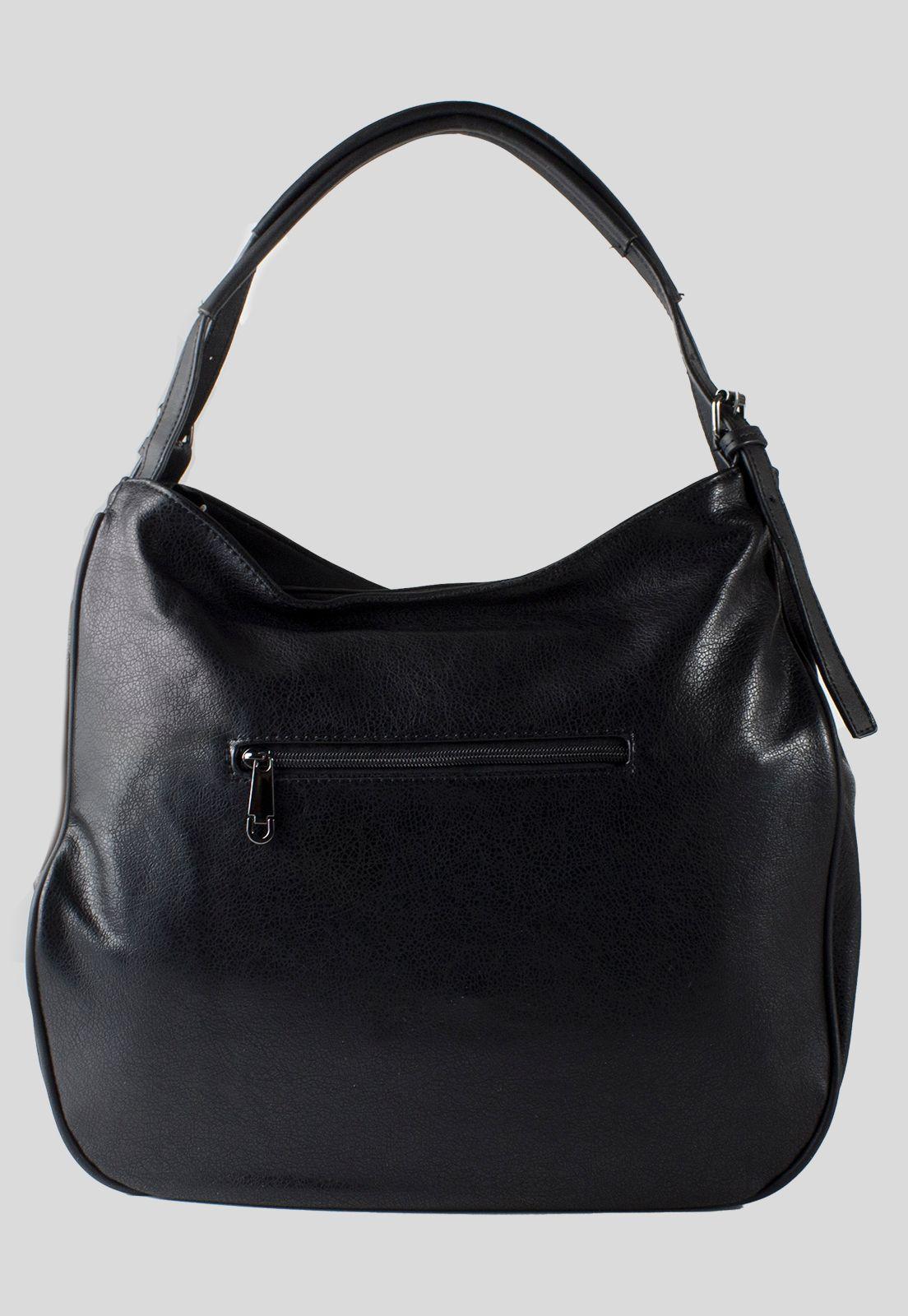 Cartera Frontal Entrelazada Negro-2