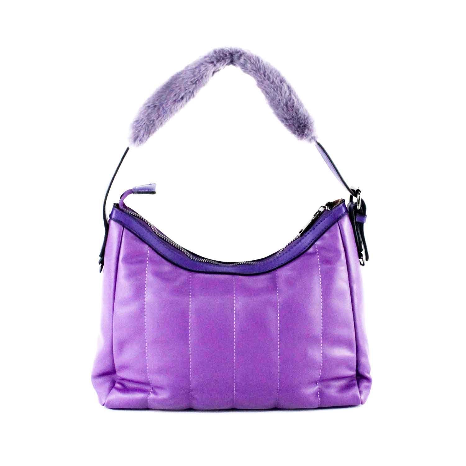 Cartera Ecocuero Cierre 460 Mujer Morado Mailea-2