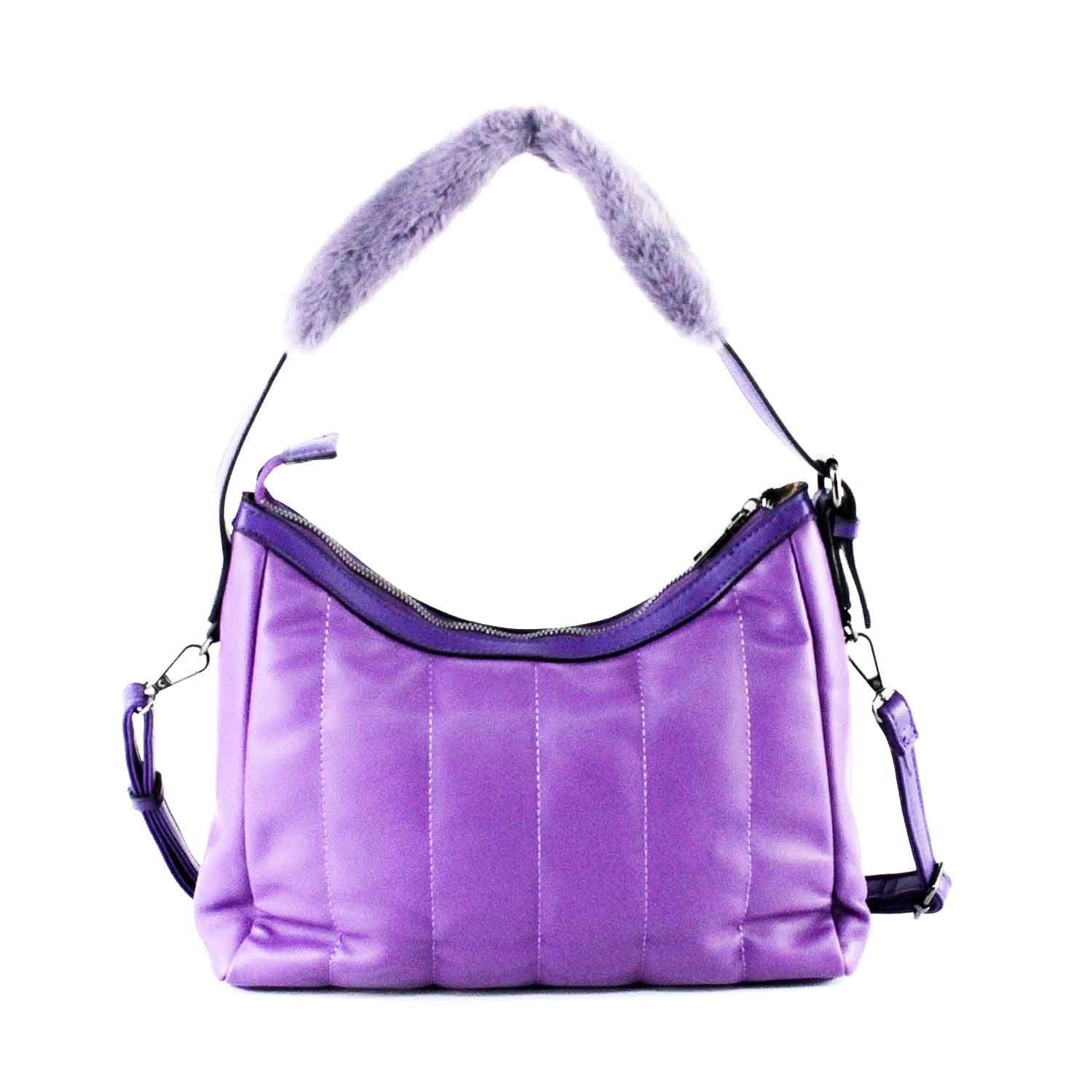 Cartera Ecocuero Cierre 460 Mujer Morado Mailea-3