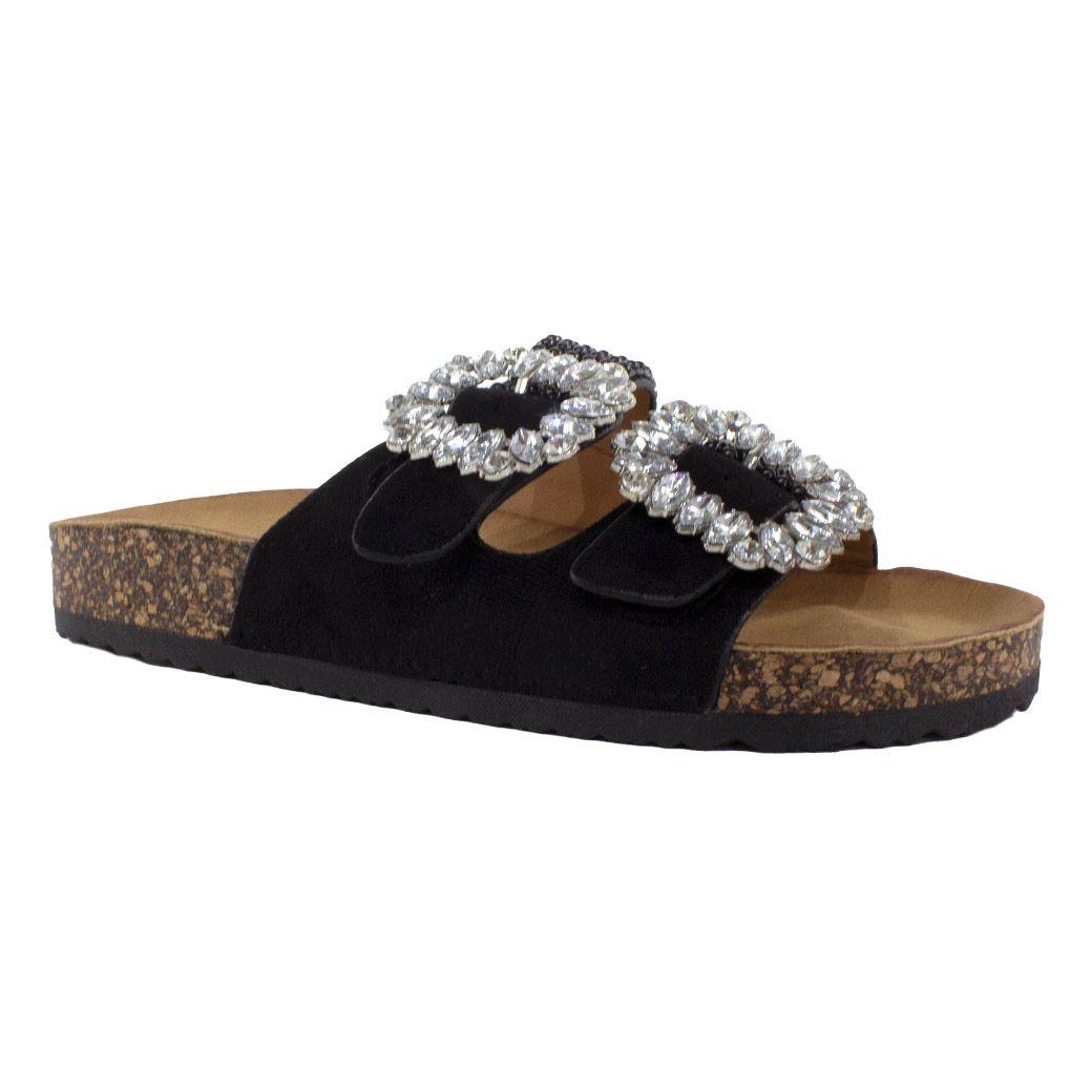 Sandalia Baja C/ Perlas Y Strass-0