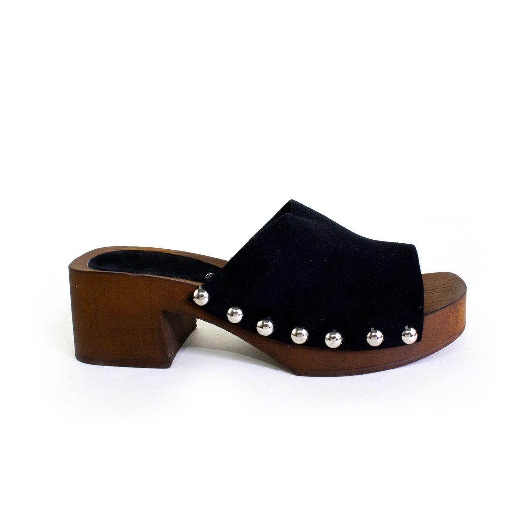 Zueco reno faja simple Negro-0