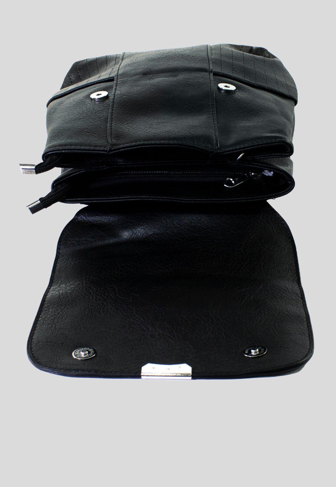 Mochila Con 2 Bolsillos Negro-3