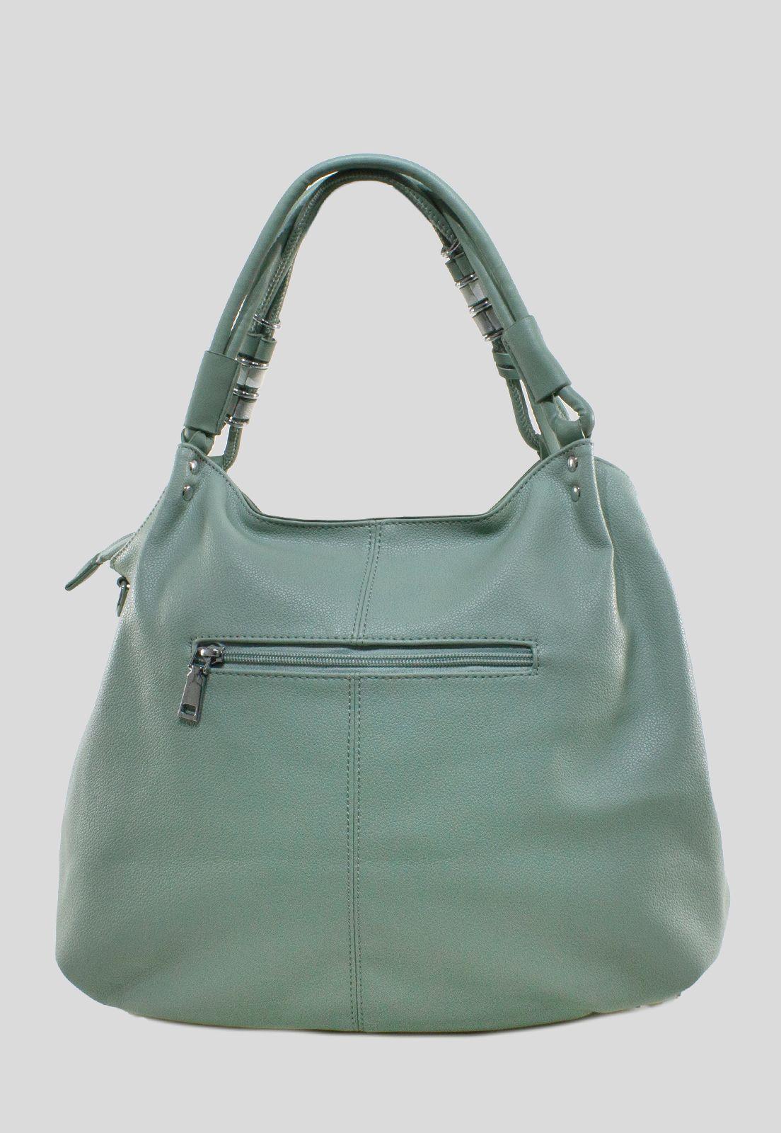 Cartera Con Tubos Manilla Verde-2