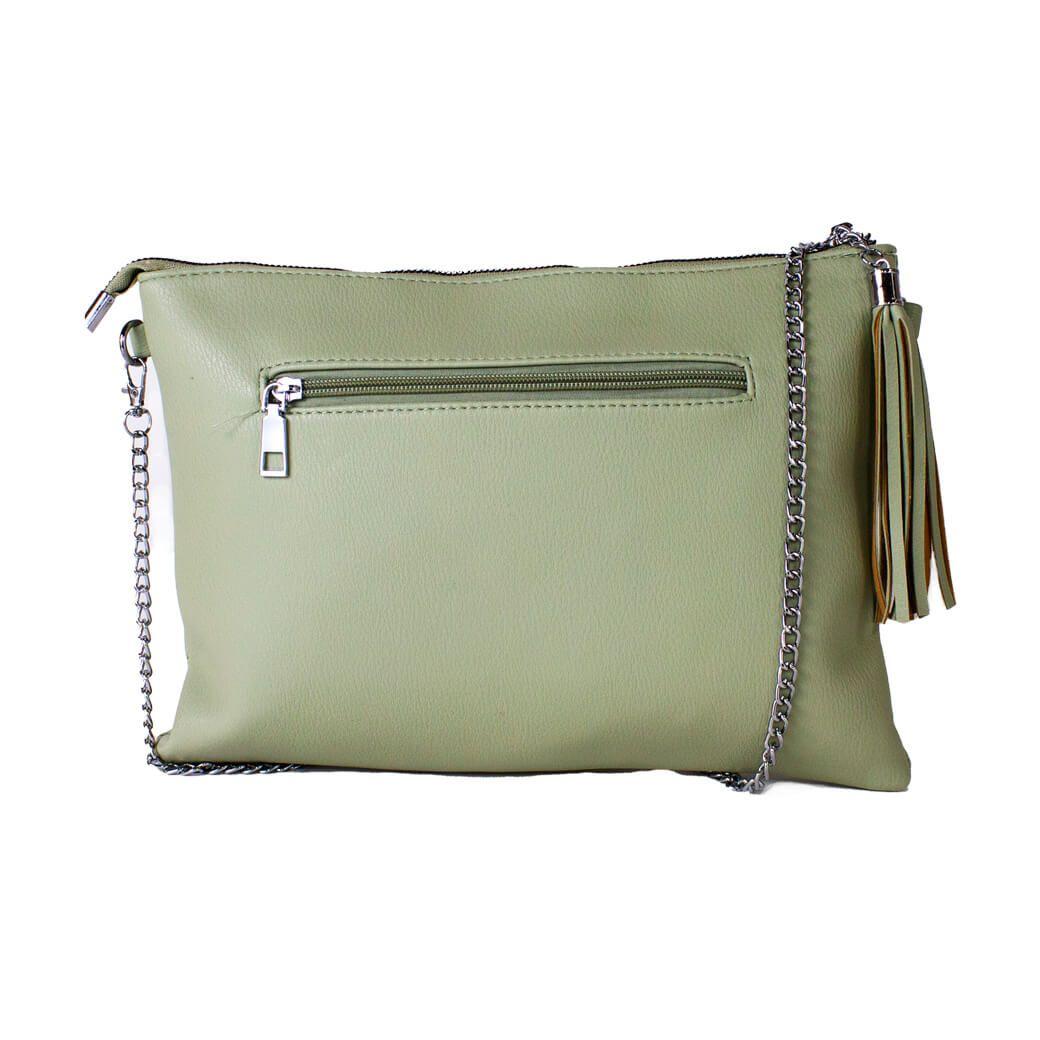Bandolera Mil Costuras Verde Menta-2
