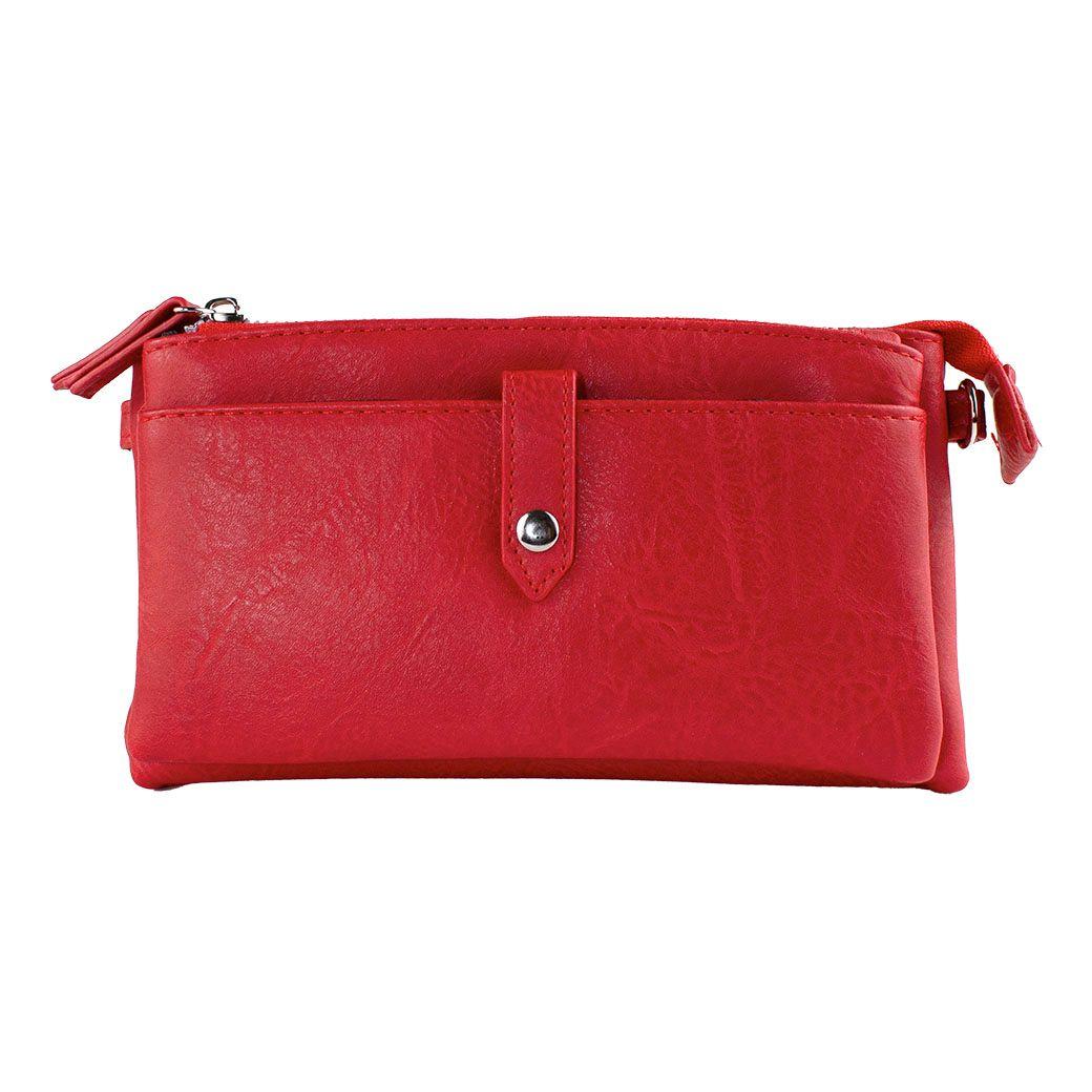 Portacelular Bolsillo Externo Rojo-0