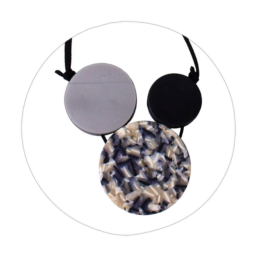 Collar 3 Placas Negro-2