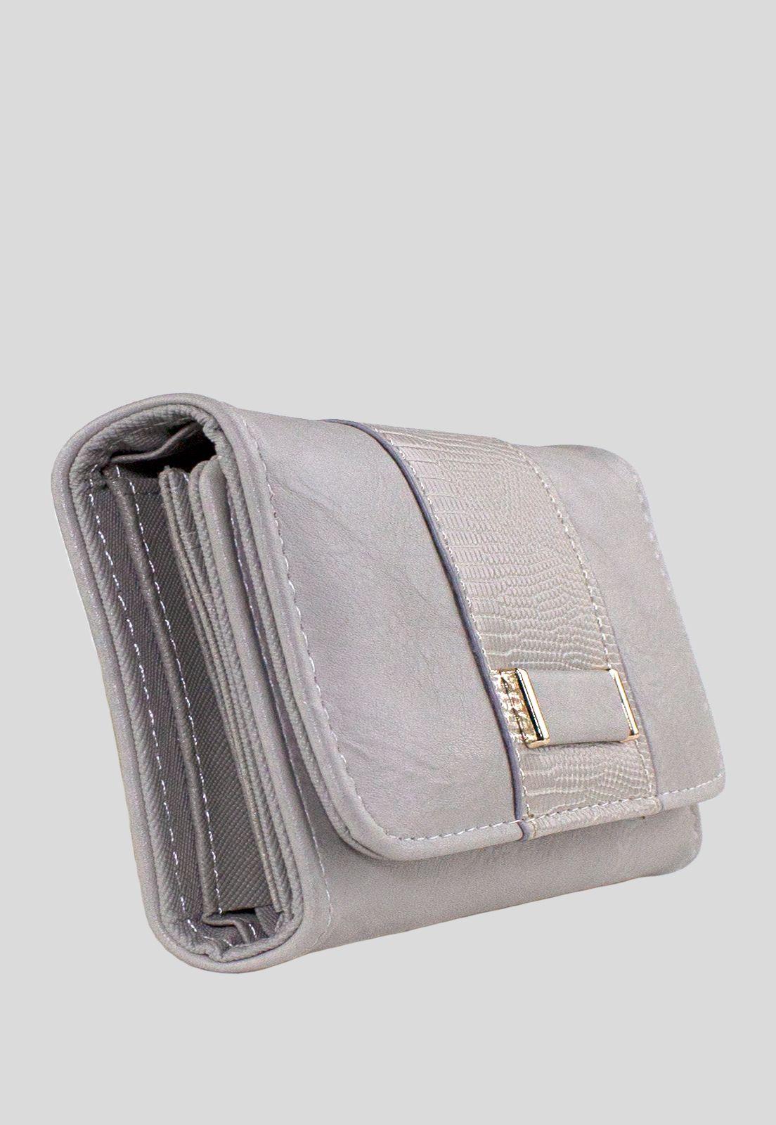 Billetera Mediana Placa Gris-1