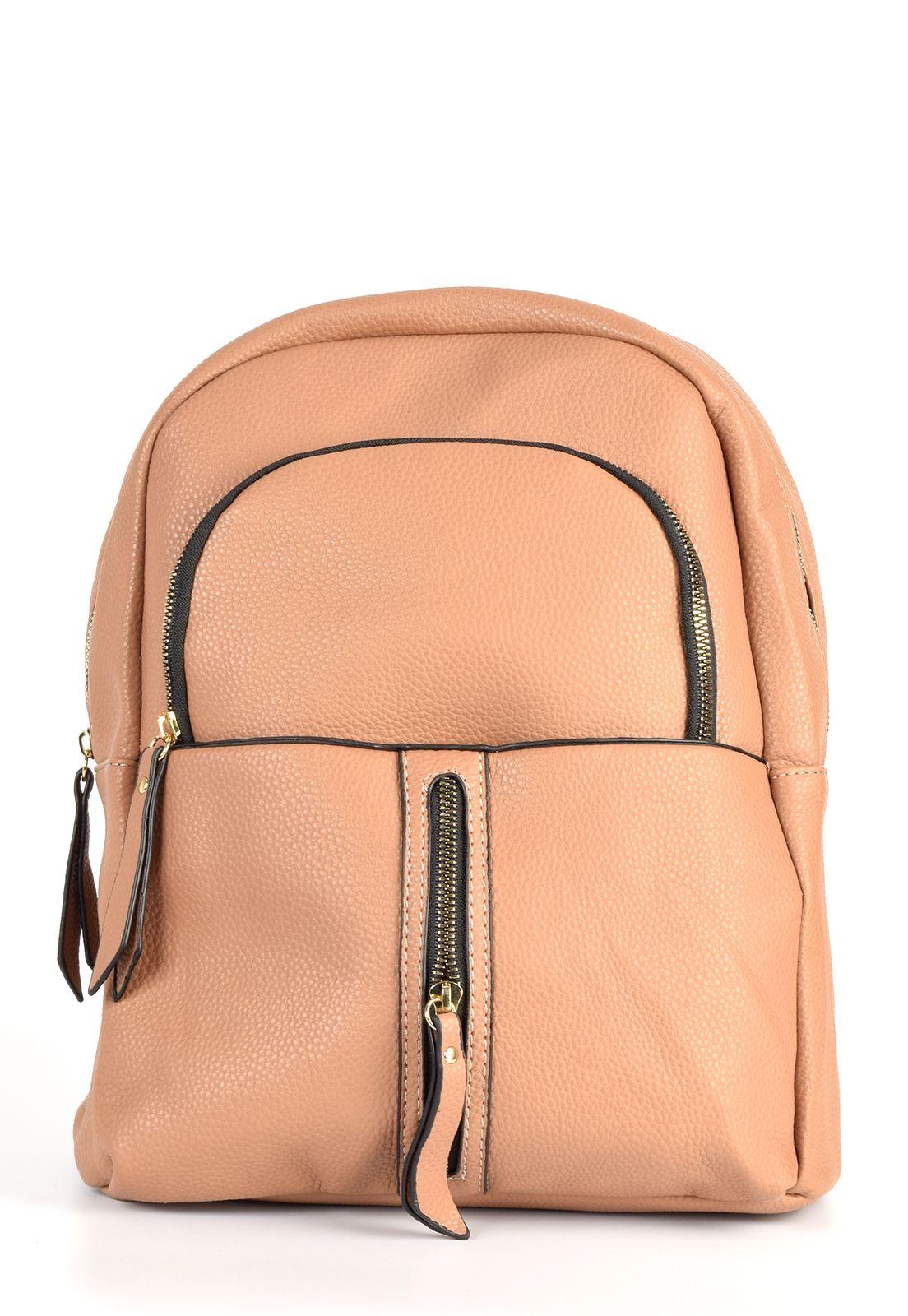 Mochila Cierre Vertical Khaki-0