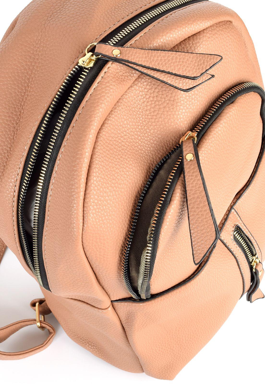 Mochila Cierre Vertical Khaki-2