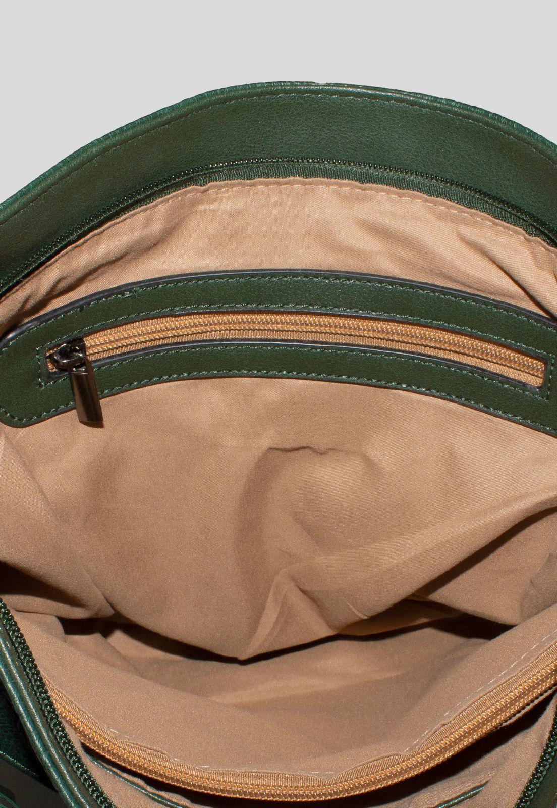 Cartera Base Entrelazada Verde-3