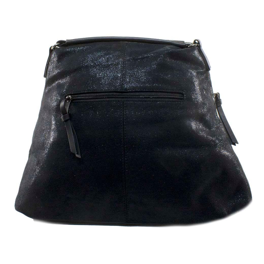 Cartera Grande Metal Cierre Negro-2