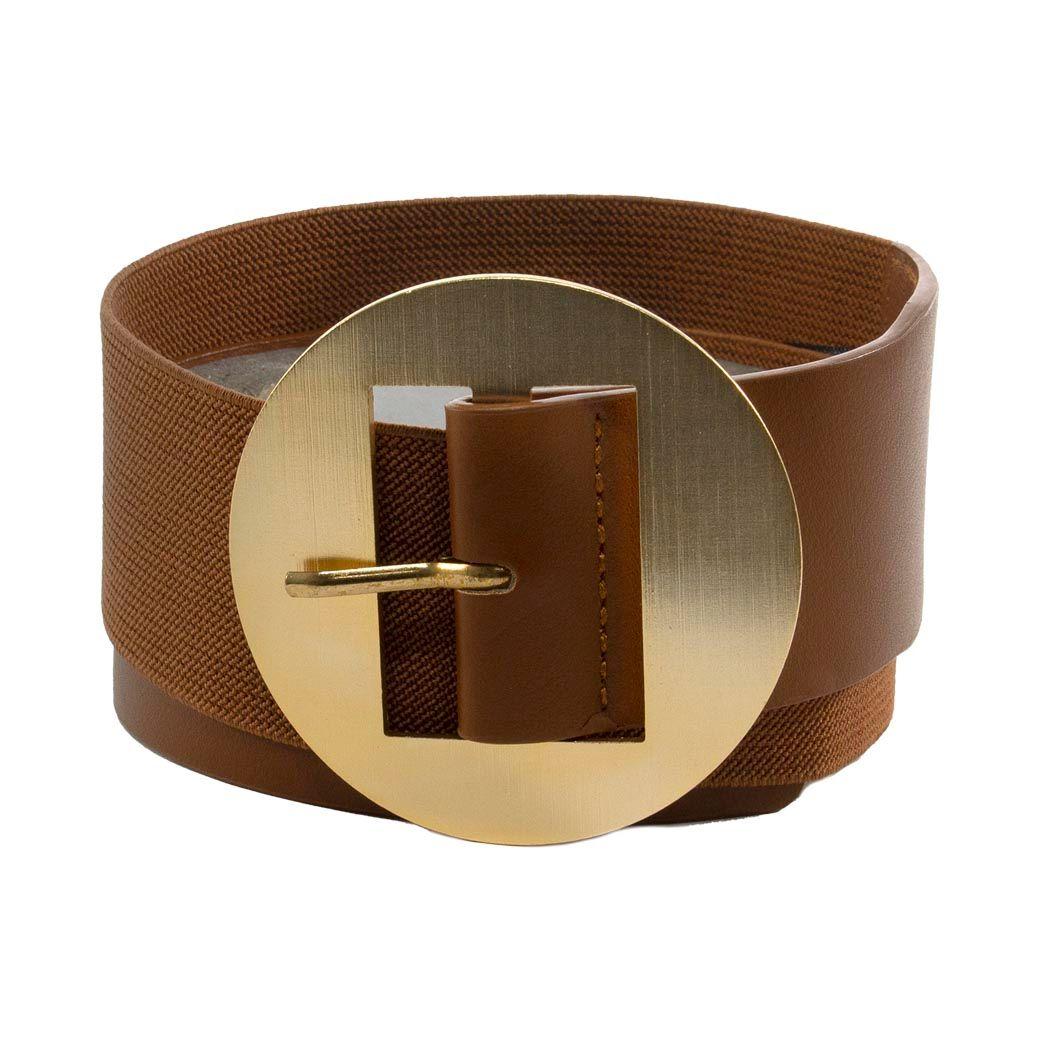 Cinturon elastico med. Heb. Redonda Tostado-0