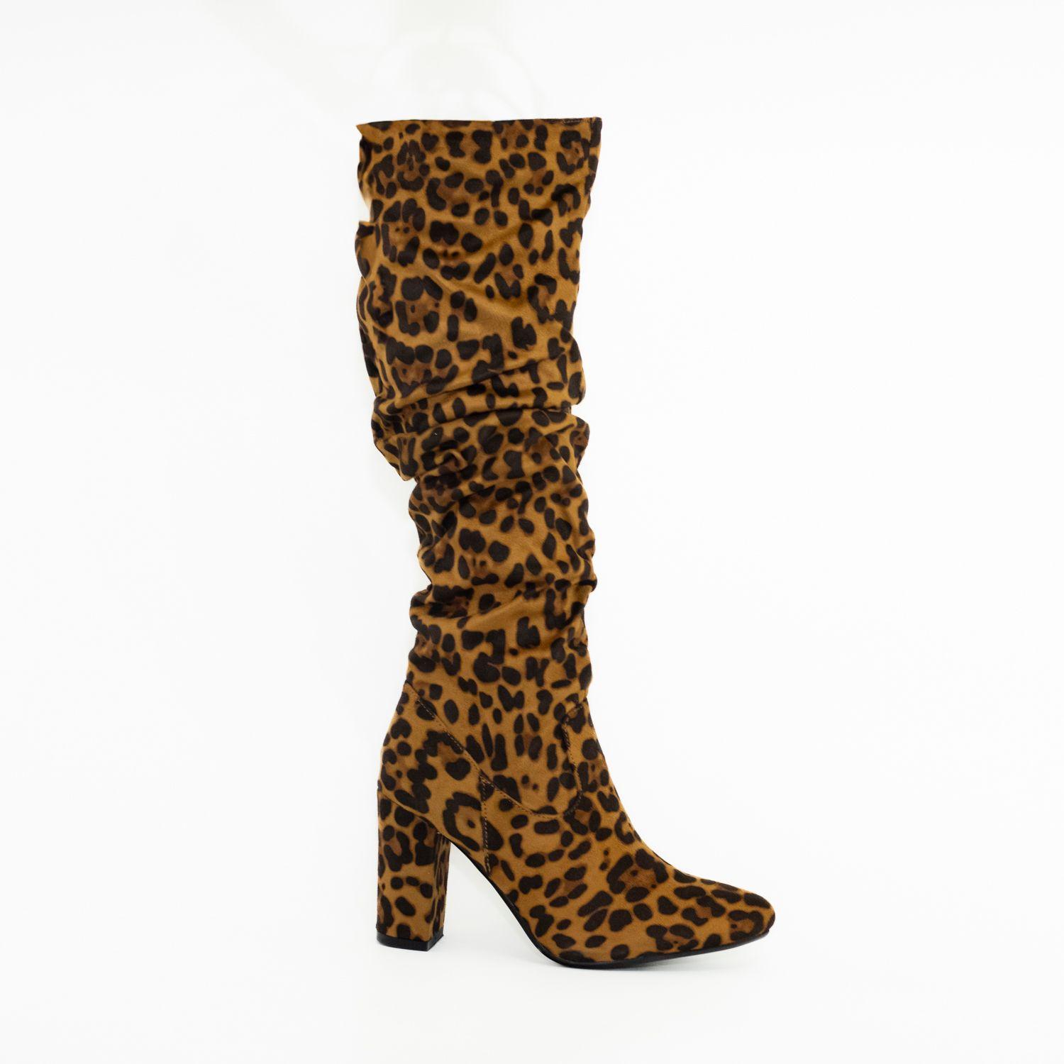 Bota leo taco alto Leopardo-0
