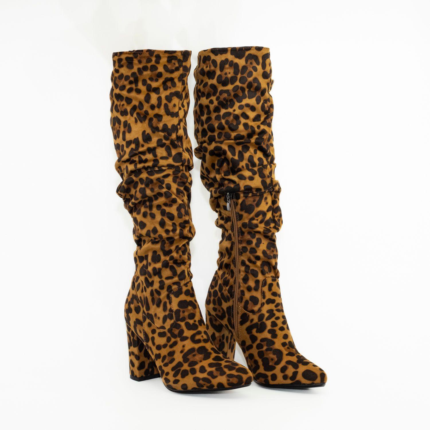 Bota leo taco alto Leopardo-3