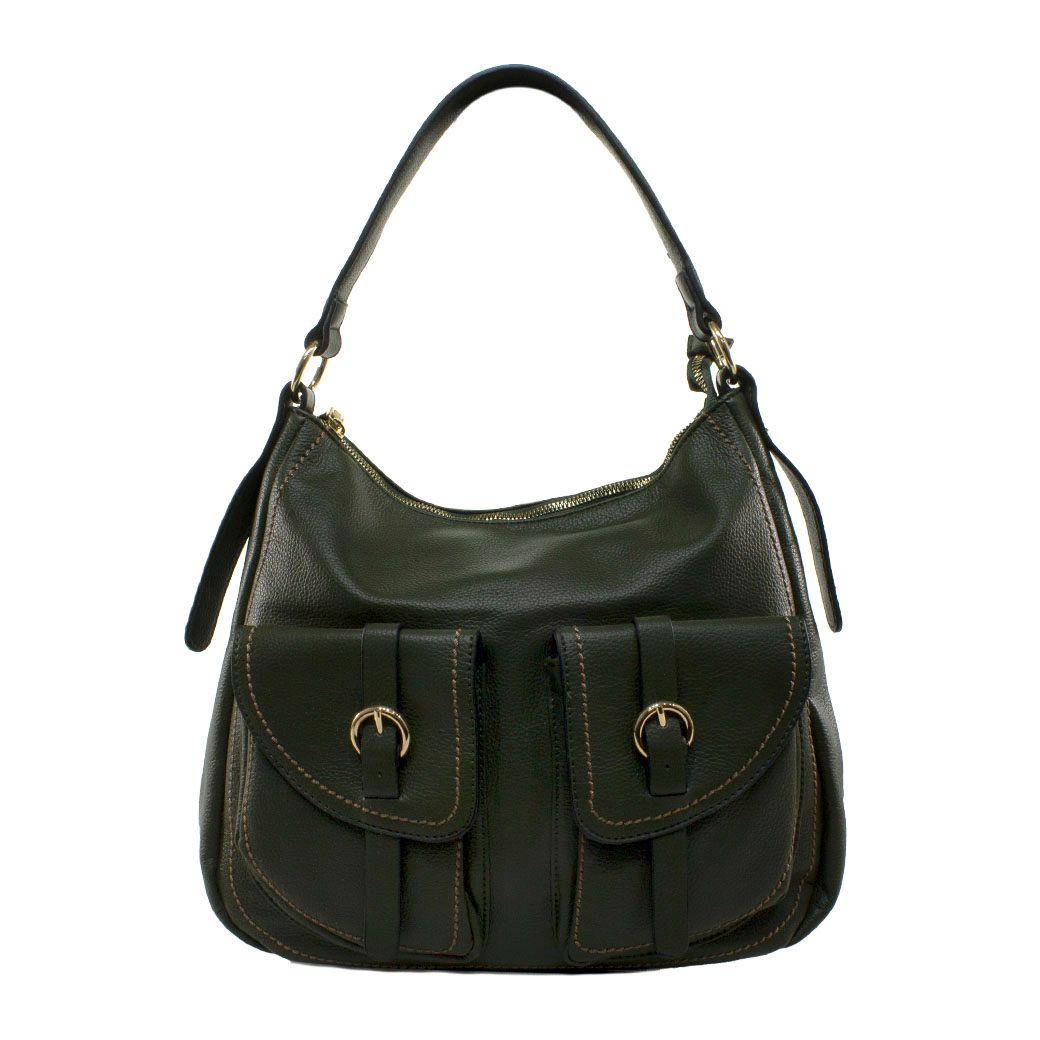 Cartera Base Acolchada Verde-0