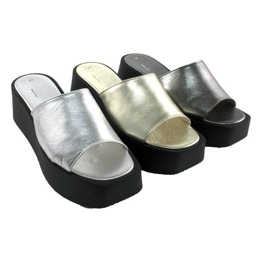 Sandalia Cuero Plataforma Lisa Asfalto-4