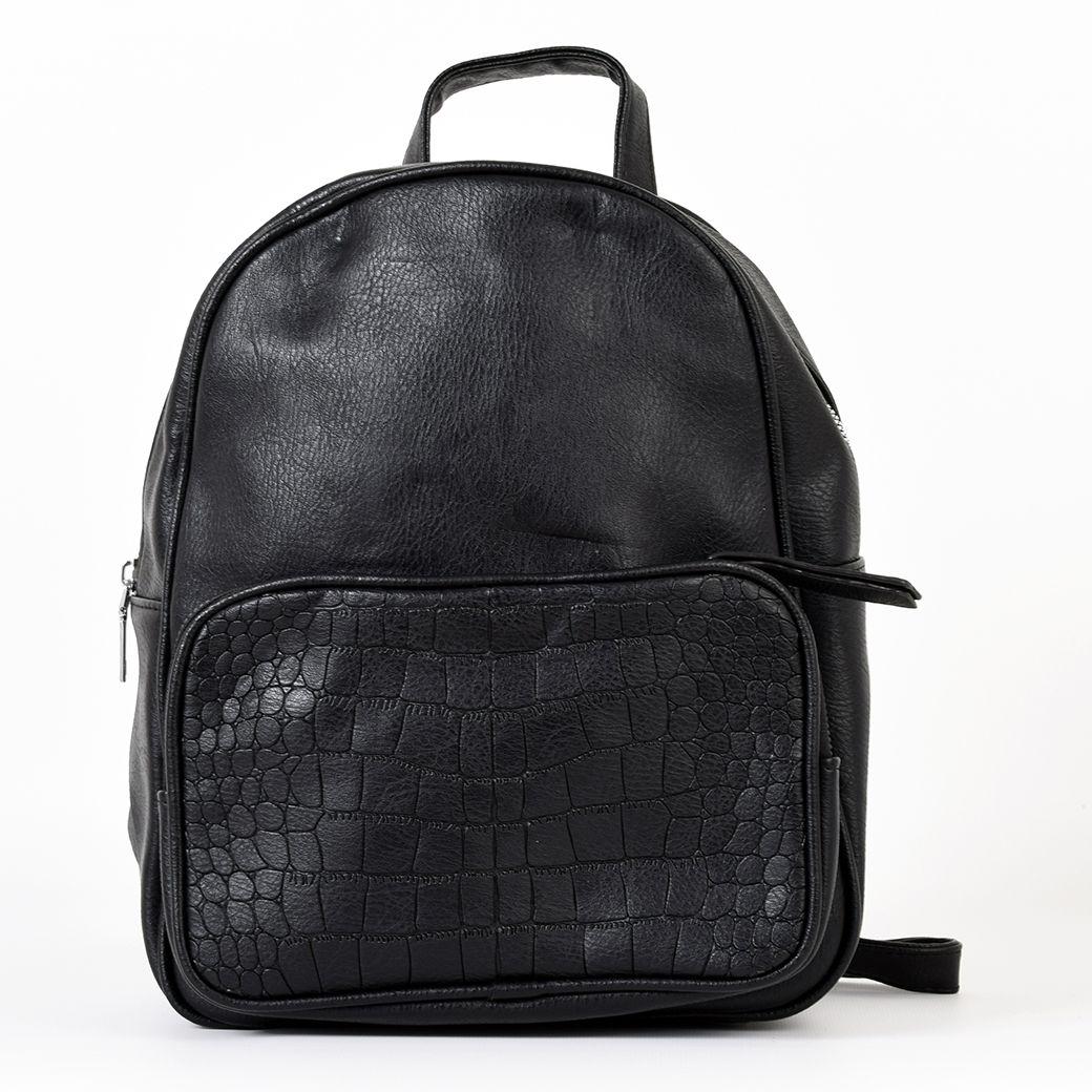 Mochila Bolsillo Grande Coco Negro-0