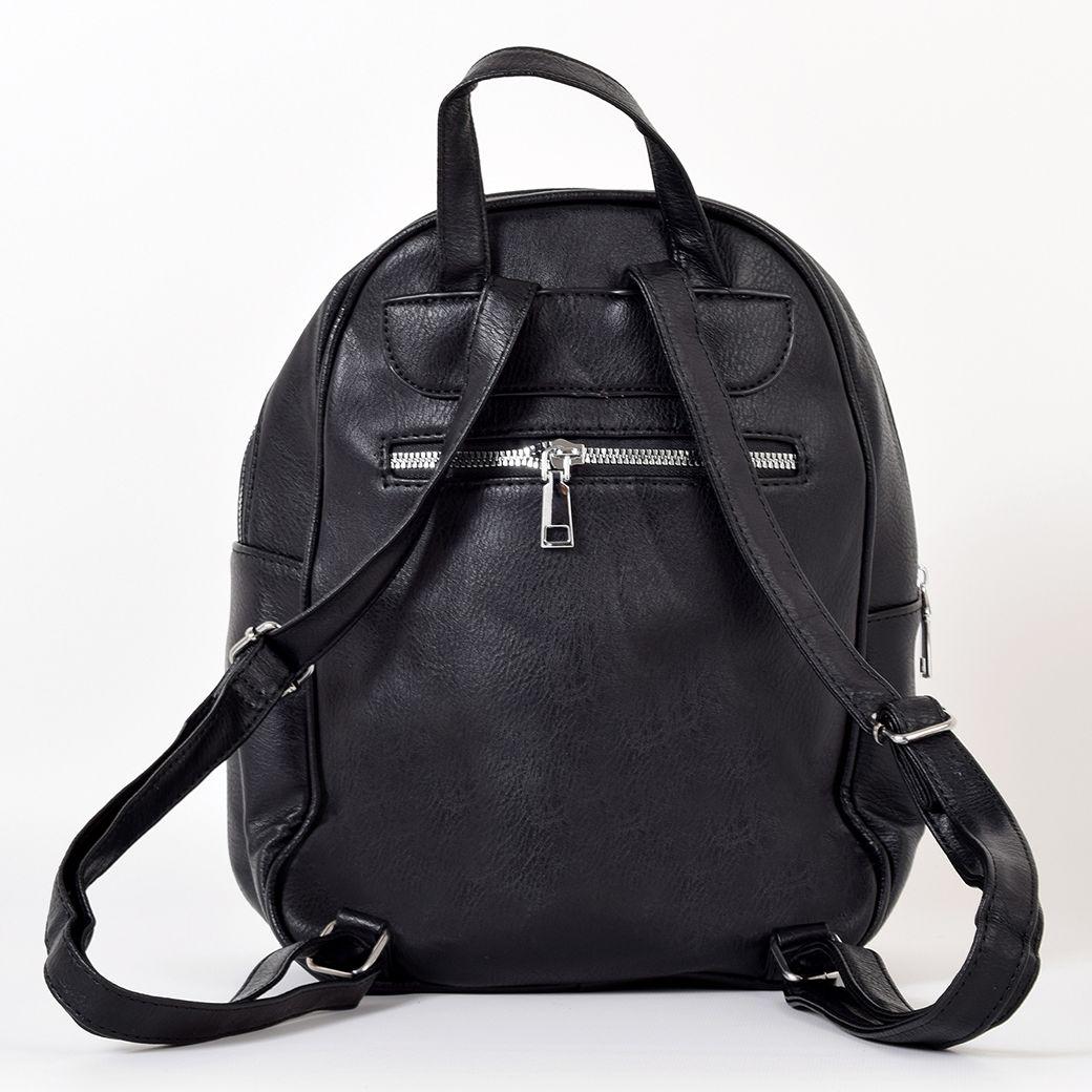 Mochila Bolsillo Grande Coco Negro-2