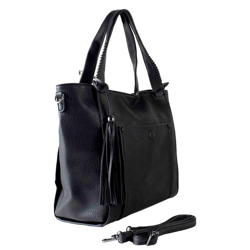 Cartera Bolsillo Boton Negro-1